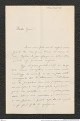 Nachlass Franz Steindachner, Brief von Alessandro Ninni an Franz Steindachner (24.04.1882), Inv.Nr. 365.03, Seite 1